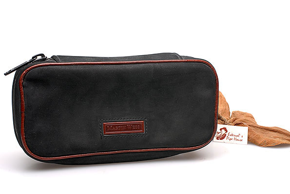 Wess Design Rind Velour Fettleder für 2 Pfeifen Wess Design Rind Velour Fettleder für 2 Pfeifen